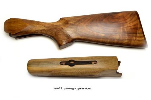 Приклад с цевьем ИЖ-12 орех (ИЖ-12)