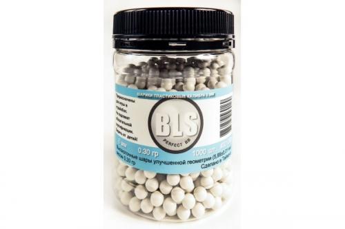 Шарики пластиковые 6 мм BLS 0.30 гр (уп. 1000 шт) белые