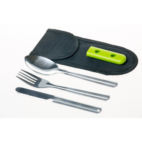 Набор ложка+вилка+нож (Сталь) Tramp TRC-052