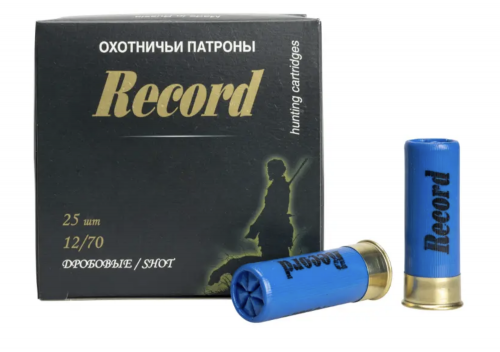 Патрон к.12х70 №4 32 гр. п/к Рекорд 1уп/25шт