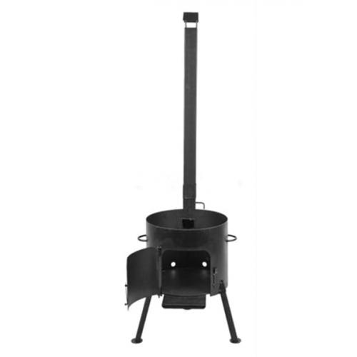 Печь под казан с трубой 440 мм (под казан 18-22 л) сталь 3 мм