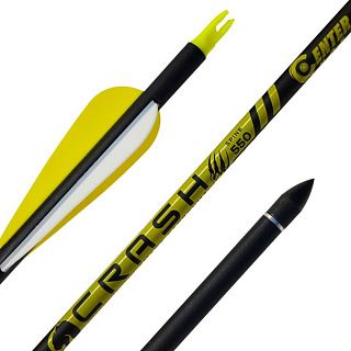 Стрела лучная микс карбон Centershot Crash 550 оперение Parabolic 3"