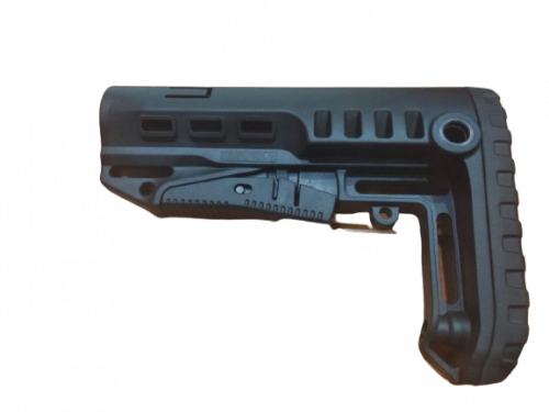 Телескопический приклад TBS SHOCK, DLG Tactical (Черный)