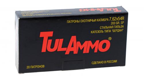 Патрон к.7,62х54 ПО (SP) 13,0гр УПЗ 1уп/20шт