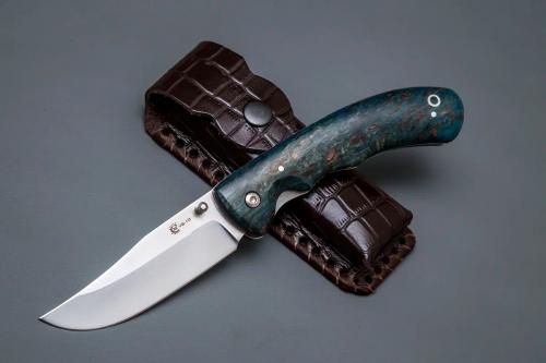 Нож Таежник,складной ст.VG.стабил.карел.береза