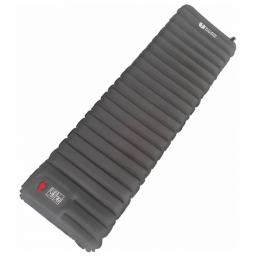 Ковер надувной утеплённый BTrace AirMat Delux,193х59х9 см, с насосом (Серый)