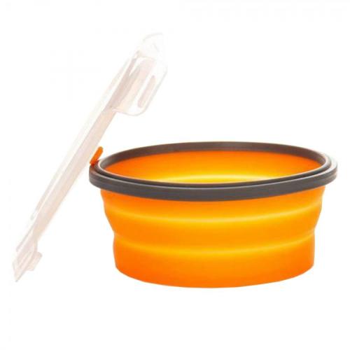 Контейнер Tramp складной  с крышкой-защелкой 550 мл (оранжевый , 550мл)