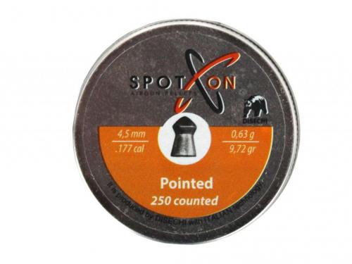 Пуля пневм. SPOTON Pointed 4,5 мм, 0,63 гр. (250 шт)