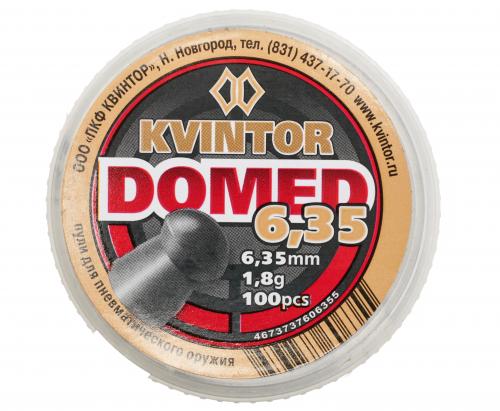 Пуля пневм. "Kvintor Domed" (100 шт.), 1,8гр, кал. 6,35мм
