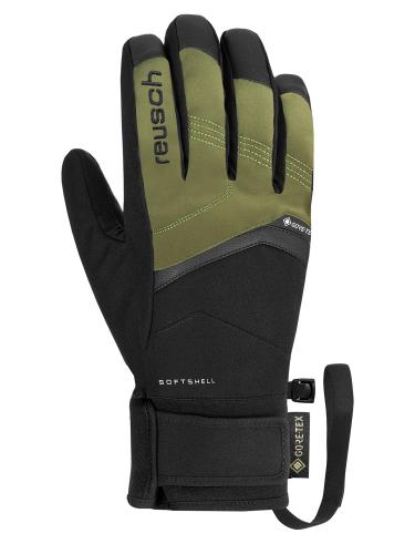 ПЕРЧАТКИ REUSCH BLASTER GORE-TEX BLACK/BURNT OLIVE ПЕРЧАТКИ REUSCH BLASTER GORE-TEX BLACK/BURNT OLIVE