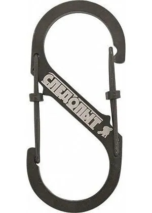 Карабин "СЛЕДОПЫТ", 9 см, двойной,сталь