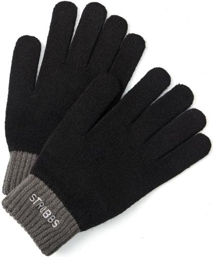 Перчатки Строббс V002-3 чёрные