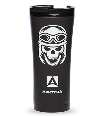 Термос-кружка "Арктика" 410-500 череп