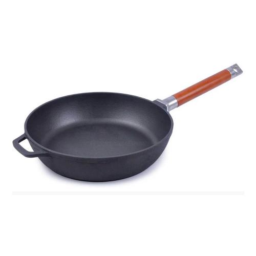 Сотейник чугунный 240 с/ дер.ручка БИОЛ арт.0324