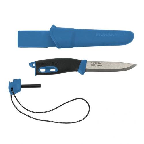Нож Morakniv Spark Blue, нержавеющая сталь, цвет синий
