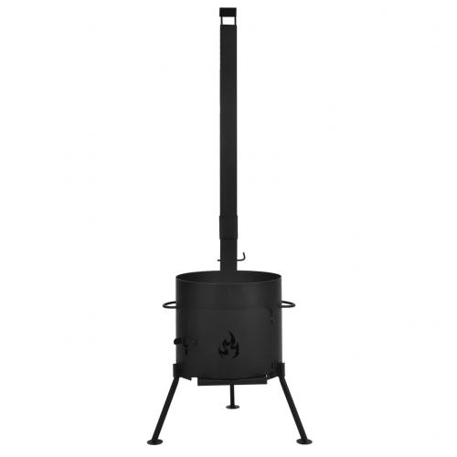 Печь под казан с трубой 360 мм (под казан 12 л) сталь 2 мм