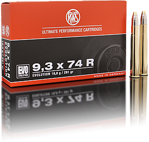 Патрон к.9,3х74 R 18,8гр Evolution Power Bonded RWS (н) 1шт