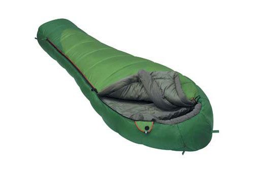 Мешок спальный MOUNTAIN Wide зеленый, левый, 9222.01012