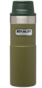Термокружка STANLEY Classic 0.47L One hand 2.0  Оливковая (10-06439-034)