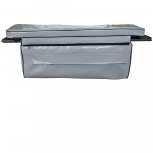 Накладка на сиденье 2шт + сумка 75 серая