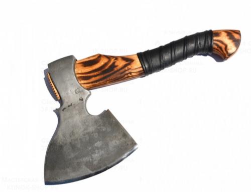 Топор "Егерь" №5 кован. ст. 9ХС, рукоять из ценных пород дерева
