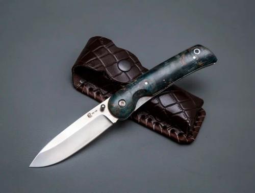 Нож Амур,складной ст.VG.стабил.карел.береза