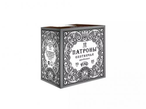 Патрон к.12х70 №0 СКМ 36гр б/к Русь 1уп/25шт