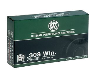 Патрон к.308Win 11,9гр EVO DN 1уп/20шт