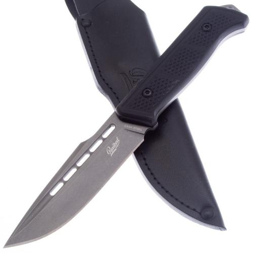 Нож DELTA AUS-8 TW BKH Black (TacWash, Black Kraton Handle, Black MOLLE Sheath)