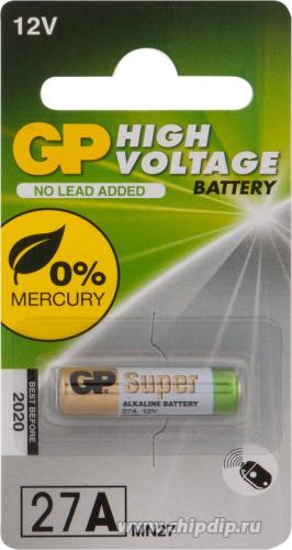 Батарейка 27А GP 1xBL