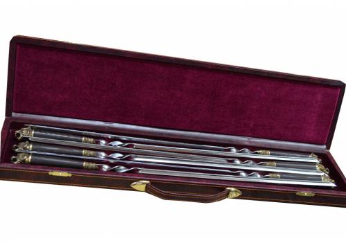 Набор "Шкатулка"№2.2 (рукоять венге, лит оскал Тигра)