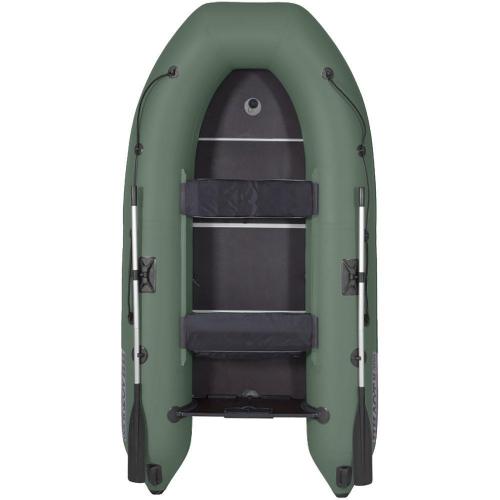 Лодка Пилот М-320 зеленая+дно