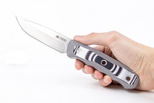 Нож ECHO D2 SW G10-BWH KS (StoneWash, G10 Black-White Handle, Kydex Sheath) тур Нож ECHO D2 SW G10-BWH KS (StoneWash, G10 Black-White Handle, Kydex Sheath) тур