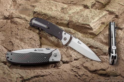 Нож Prime D2 S (Сатин, Карбон) складной