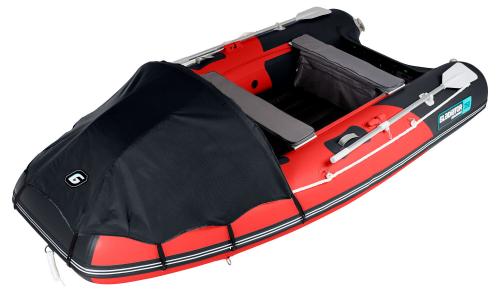 Лодка "GLADIATOR" Е350 PRO №CNGLD274114K222 оранжево-темносерый