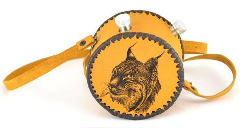 Фляжка в чехле круглая 1,0л