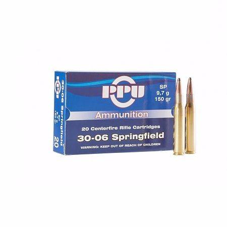 Патрон к.30-06 [PPU SP Soft Point 9.7 гр) 1уп/20шт