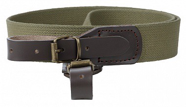 Ремень ружейный брезентовый / Черный /