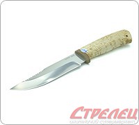 Нож Стрелец туристический карел.береза 95х18