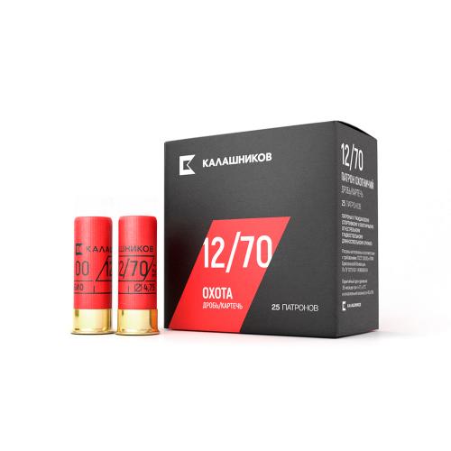Патрон к.12х70 №0 БИО 32г Калашников 1уп/25шт