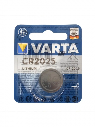 Батарейка литиевая CR 2025 Varta 1xBL 3V