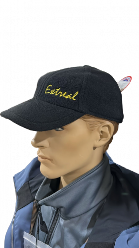 Бейсболка Классика трикотаж с мал.выш. черный