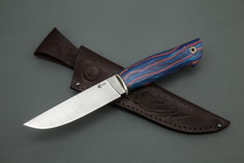 Нож Ястреб,ст.М398,мельхиор,микарта