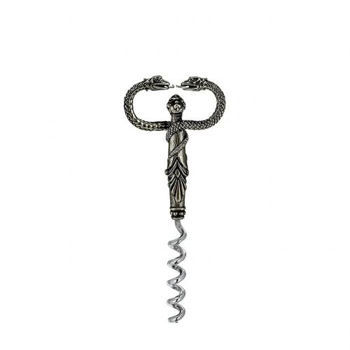 Штопор "Змея" мельхиоровый с чернением