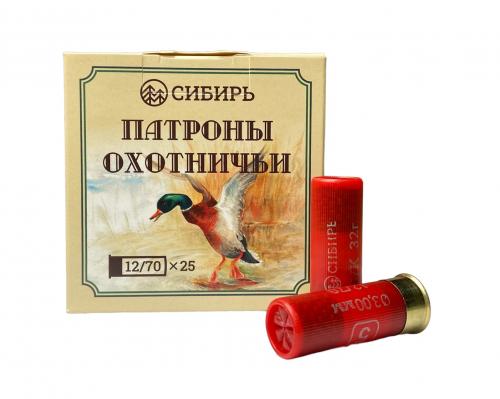 Патрон к.12х70 №5 32гр Б/К 1уп/25 СИБИРЬ
