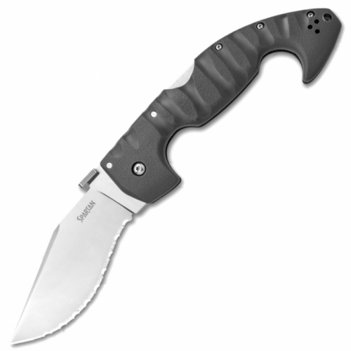 Нож CS_21SS Spartan Serrated-складной, серрейтор, сталь AUS10A