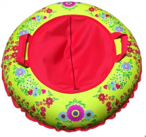 Санки надувные "Ватрушка"1.00 Оксф Цветы