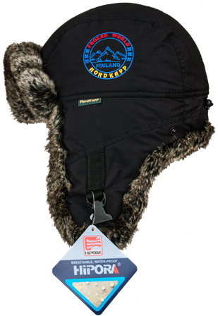 Шапка-ушанка NordKapp Malselv FrozenWorld black 544