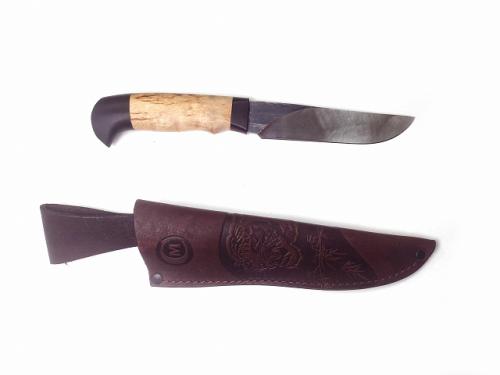 Нож Куница, кован,ст.Х12МФ,карел.бер.,граб