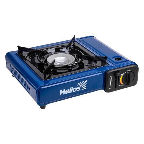 Плита газовая портативная в кейсе с переходн. и подогревом баллона (HS-BDZ-168C-
